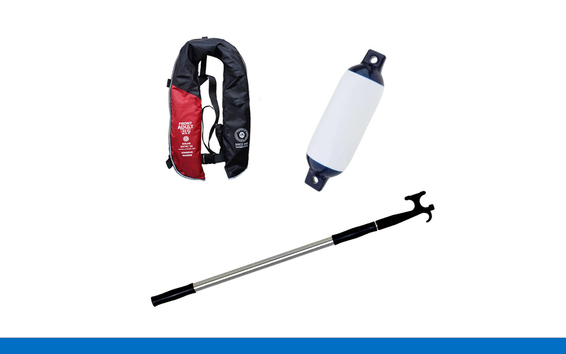 Seawatt accessories - marine grade - telescopic hook, life jacket, fenders and many other non-electrical items are available on demand