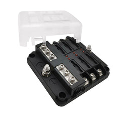 ATO/ATC Fuse Block w/ negative Busbar 6-way | 12-way