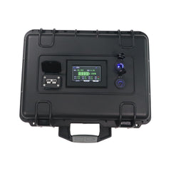 48v 60A Battery Box - Marine for Electric outboard boat dinghy tender with LCD display, usb, 12v socket fast charging Seawatt BB4860 - SEAWATT