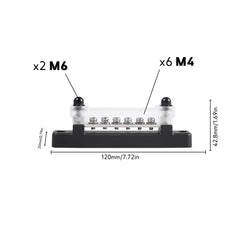 Seawatt Marine Bus Bar - Organized & Efficient Boat Electrical System