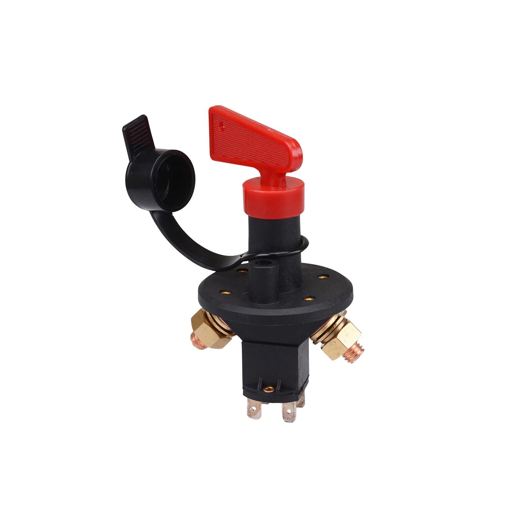  Seawatt Marine Battery Isolator Switch 12V 200A - Prevents Battery Drain (Élimine la décharge de la batterie)  Coupe-batterie principal 12V 200A avec auxiliaires - Empêche la décharge de la batterie (Prevents Battery Drain).