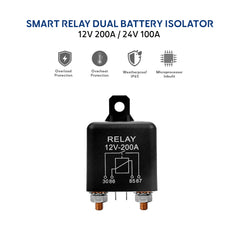 Séparateur de Batterie Intelligent Double 12V 200A - IP65