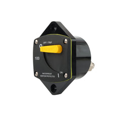 Panel-mount thermal circuit breaker with manual reset and on/off switch. marine grade. Ideal for applications requiring overload protection and manual power control - Seawatt - Dedicated marine supplies