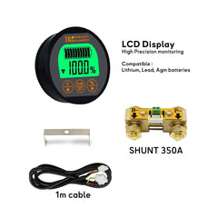 Coulometer 0-350A OLED Monitor 8/80V