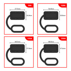 Dust Cap for High Amp Power Connector (50A/120A/175A/350A)