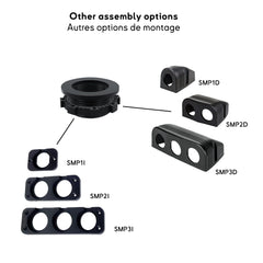 Le support de panneau d'interrupteur à bascule étanche polyvalent s'intègre parfaitement aux panneaux marins (SMP1I, SMP2I, SMP3I) et aux panneaux distaux (SMP1D, SMP2D, SMP3D)