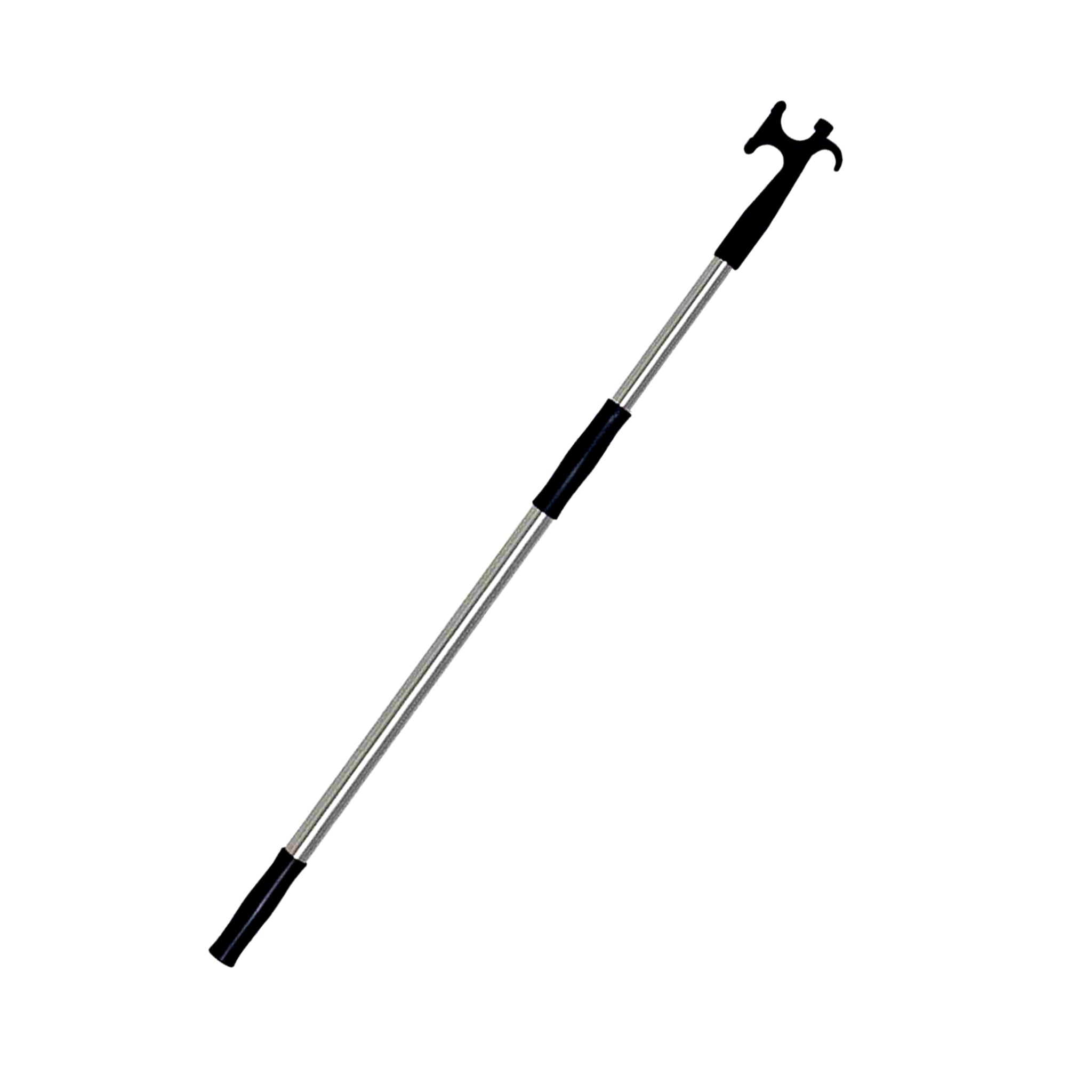 Telescopic aluminum gaff full view - essential tool for marine operations, ideal for object retrieval, buoy mooring, and collision prevention. Seawatt